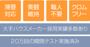 敷居調整レール