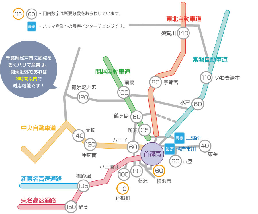 交通道路マップ